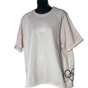 Kith men’s xl 5 rings team USA Howard tee bloom graphic cotton